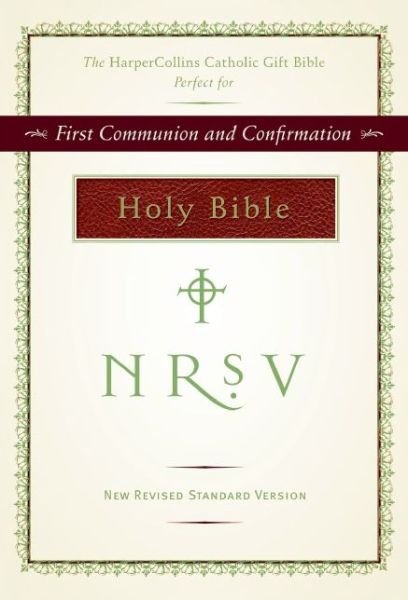 Cover for Nccc · NRSV, The HarperCollins Catholic Gift Bible, Imitation Leather, Burgundy (Hardcover bog) [Burgundy Bonded] (2008)