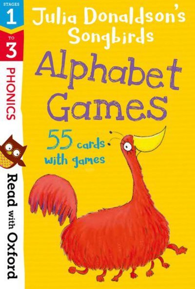 Cover for Julia Donaldson · Read with Oxford: Stages 1-3: Julia Donaldson's Songbirds: Alphabet Games Flashcards - Read with Oxford (Flashcards) (2018)