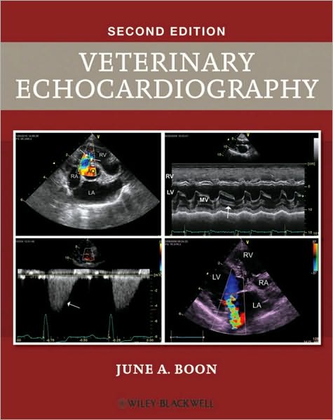 Cover for Boon, June A. (Colorado State University, Fort Collins, CO) · Veterinary Echocardiography (Hardcover Book) (2010)