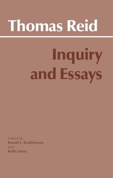 Cover for Thomas Reid · Inquiry and Essays - Hackett Classics (Taschenbuch) (1983)