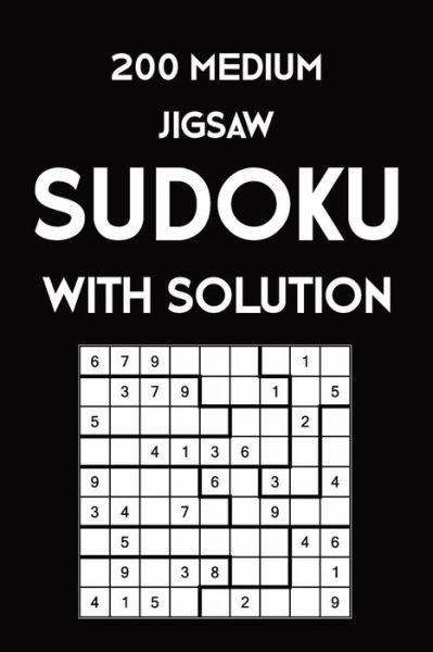 Cover for Tewebook Sudoku Puzzle · 200 Medium Jigsaw Sudoku With Solution (Pocketbok) (2019)