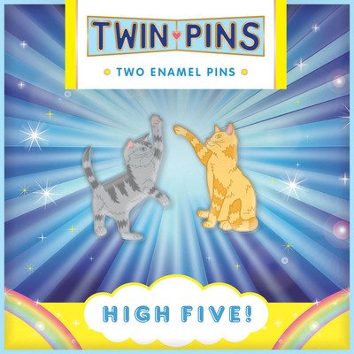Cover for Chronicle Books · High Five: Two Enamel Pins - Twin Pins (MERCH) (2017)