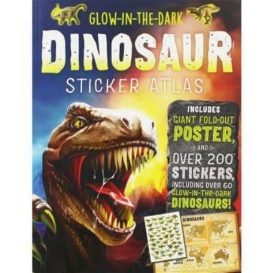 Cover for Hinkler Pty Ltd · Glow-in-the-dark Dinosaur Sticker Atlas - Sticker Atlas (Pocketbok) (2019)