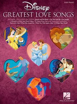 Disney Greatest Love Songs: 20 Classic Love Songs - Hal Leonard Publishing Corporation - Kirjat - Hal Leonard Corporation - 9781495071850 - keskiviikko 1. maaliskuuta 2017