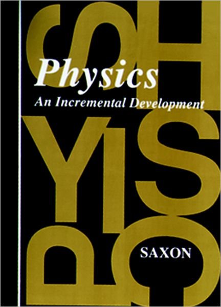 Cover for Saxon · Homeschool Packet for Physics 1st Edition (Teacher) (Taschenbuch) (1995)