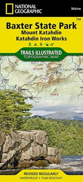 Baxter State Park / Mount Katahdin: Trails Illustrated Other Rec. Areas - National Geographic Maps - Bøger - National Geographic Maps - 9781566955850 - 2020