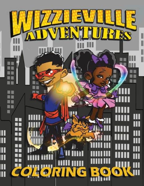 Cover for Raquel M R Thomas · Wizzieville Adventures Coloring Book (Paperback Book) (2019)