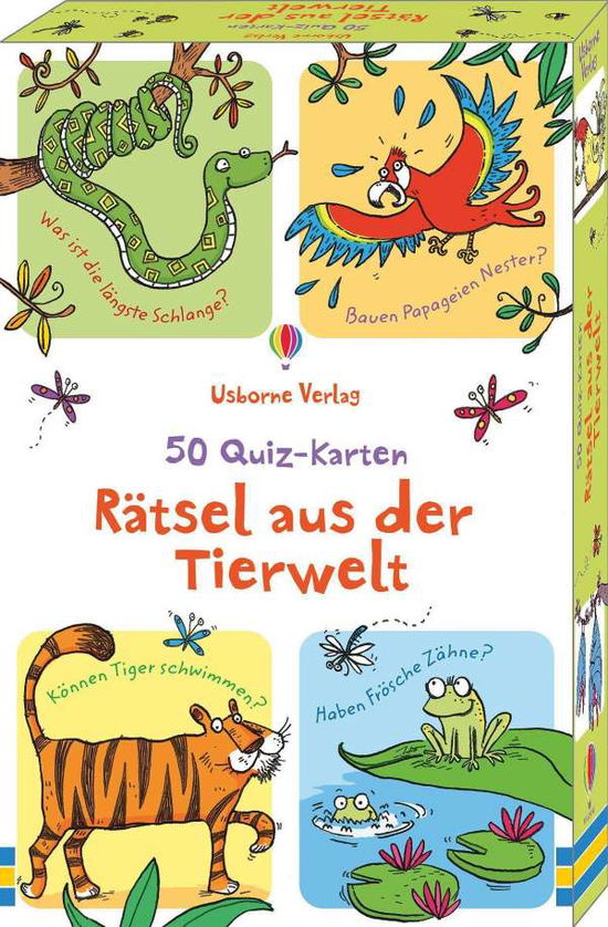 Cover for Simon Tudhope · 50 Quiz-Karten: Rätsel aus der Tierwelt (Book)