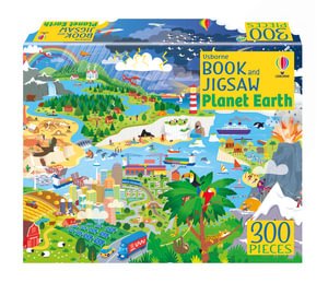Usborne Book and Jigsaw Planet Earth - Usborne Book and Jigsaw - Sam Smith - Books - Usborne Publishing Ltd - 9781805072850 - December 7, 2023