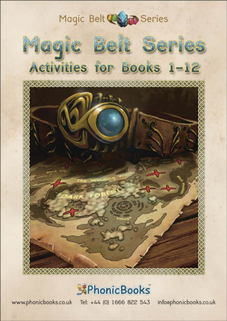 Cover for Phonic Books · Phonic Books Magic Belt Activities: Adjacent consonants and consonant digraphs, suffixes -ed and -ing (Spiral Book) (2012)