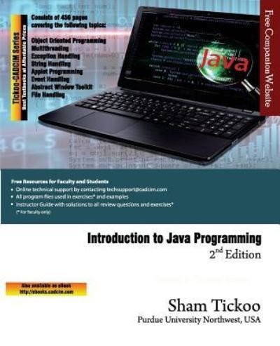 Cover for Prof Sham Purdue University Northwest · Introduction to Java Programming, 2nd Edition (Paperback Book) (2017)