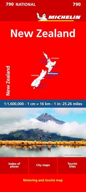 New Zealand - Michelin National Map 790 - Michelin - Livres - Michelin Editions des Voyages - 9782067259850 - 26 octobre 2023