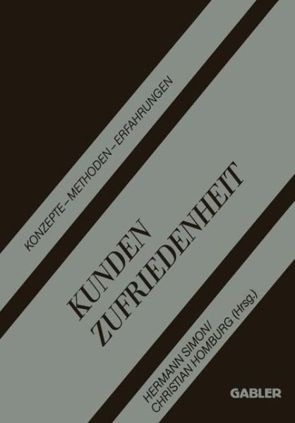 Cover for Hermann Simon · Kundenzufriedenheit (Paperback Book) [Softcover Reprint of the Original 1st 1995 edition] (1995)