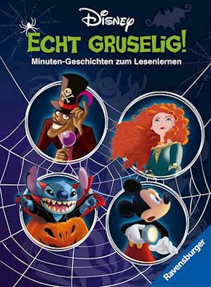 Cover for Annette Neubauer · Disney: Gruselige Minuten-Geschichten zum Lesenlernen - Erstlesebuch ab 7 Jahren - 2. Klasse (Book) (2024)