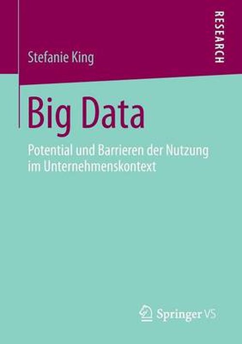 Cover for Stefanie King · Big Data: Potential Und Barrieren Der Nutzung Im Unternehmenskontext (Paperback Book) [2014 edition] (2014)