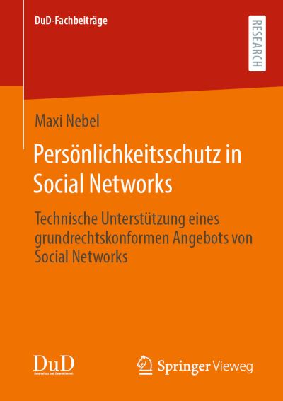 Cover for Nebel · Persönlichkeitsschutz in Social N (Book) (2020)