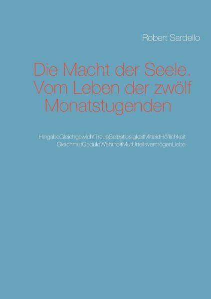 Cover for Sardello · Die Macht der Seele (Book) (2016)