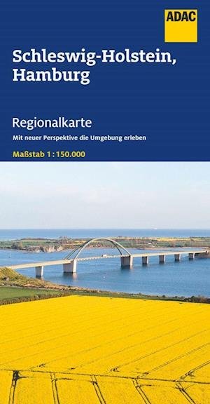 Cover for Mair-Dumont · ADAC Regionalkarten: ADAC Regionalkarte: Blatt 1: Schleswig-Holstein - Hamburg (Hardcover Book) (2023)