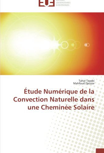 Cover for Mahfoud Djezzar · Étude Numérique De La Convection Naturelle Dans Une Cheminée Solaire (Paperback Book) [French edition] (2018)