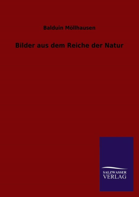 Cover for Balduin Mollhausen · Bilder Aus Dem Reiche Der Natur (Taschenbuch) [German edition] (2013)