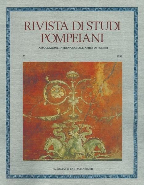 Cover for Aa. Vv. · Rivista Di Studi Pompeiani 10/1999 (Paperback Bog) [Italian edition] (1999)