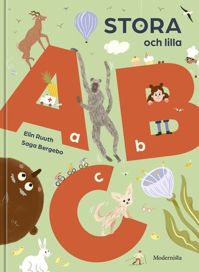 Cover for Saga Bergebo · Stora och lilla AaBbCc (Indbundet Bog) (2020)