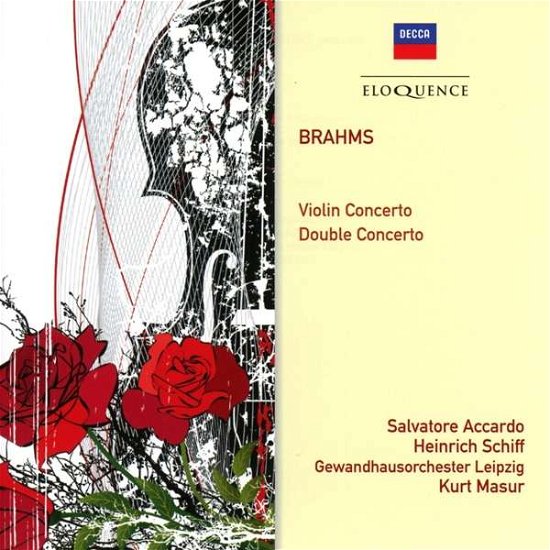 Cover for Brahms / Accardo,salvatore / Schiff,heinrich · Brahms: Violin Concerto / Double Concerto (CD) (2016)