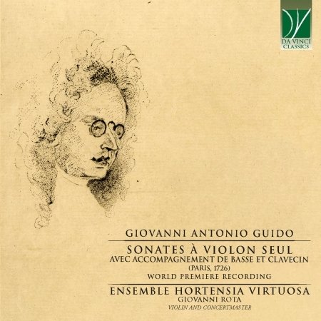 Cover for Rota, Giovanni / Ens. Hortensia Virtuosa · Guido: Sonates a Violon Seul (Paris 1726) (CD) (2021)