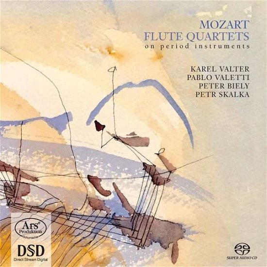 Cover for Karel Valter / Pablo Valetti / Peter Biely / Petr Skalka · Mozart: Flute Quartets On Period Instruments (CD) (2019)