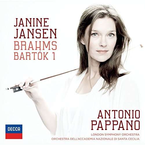 Cover for Brahms / Jansen,janine · Brahms: Violin Concerto / Bartok (CD) (2017)