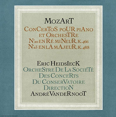 Cover for Eric Heidsieck · Mozart: Concertos Pour Piano Et Orchestre No.20 &amp; 23 (CD) [Japan Import edition] (2022)