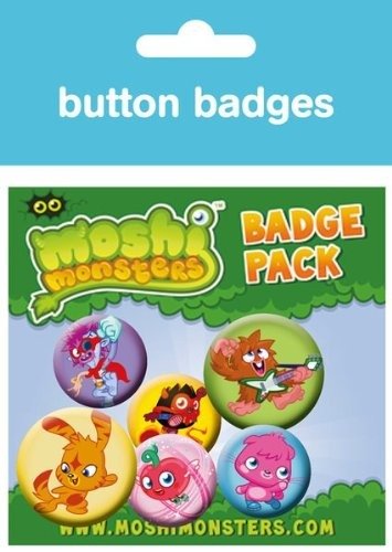 Cover for Moshi Monsters · Moshi Monsters: Monsters (Badge Pack) (MERCH)