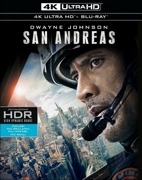 Cover for Carla Cugino,alexandra Daddario,ioan Gruffudd,dwayne Johnson · San Andreas (Blu-Ray 4K Ultra HD+Blu-Ray) (Blu-ray) (2016)