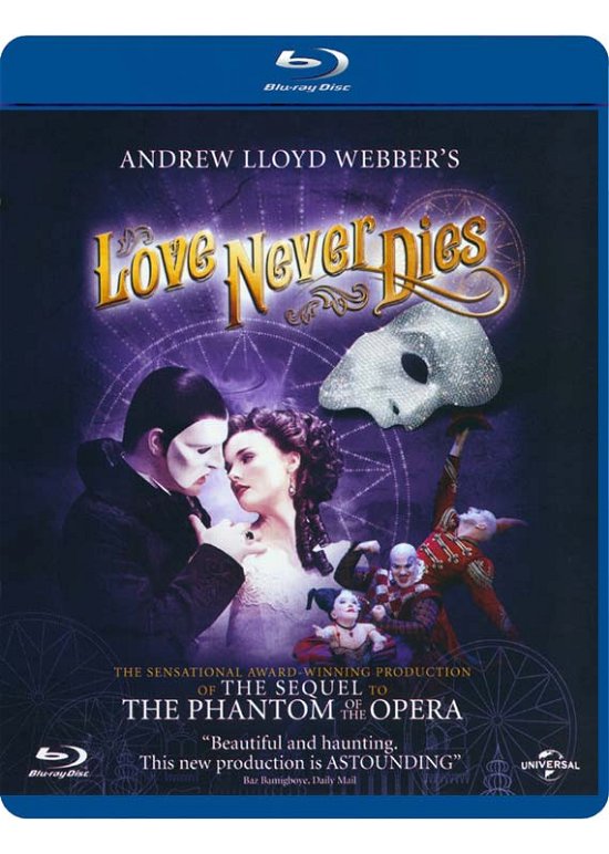 Cover for Musical · Andrew Lloyd Webber - Love Never Dies (Blu-ray) (2016)