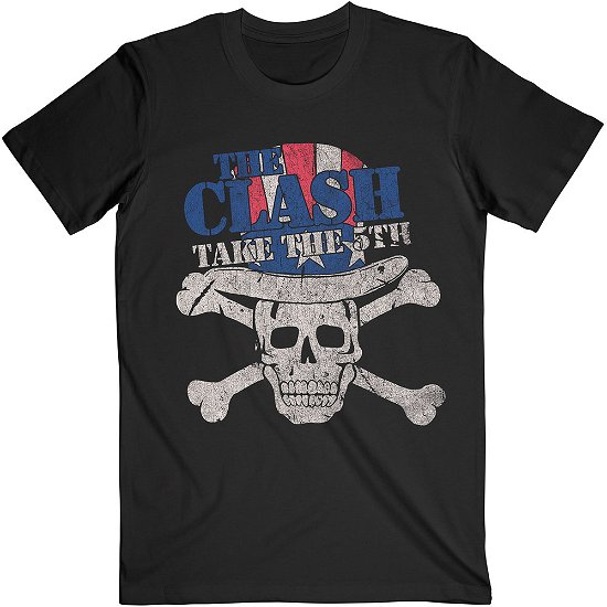 The Clash Unisex T-Shirt: Take The 5th - Clash - The - Koopwaar -  - 5056368607851 - 