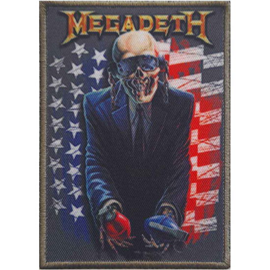 Megadeth Standard Printed Patch: Grenade USA - Megadeth - Merchandise -  - 5056561040851 - 