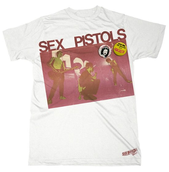 Cover for Sex Pistols · Badges White (T-shirt) [size S] [White edition] (2017)