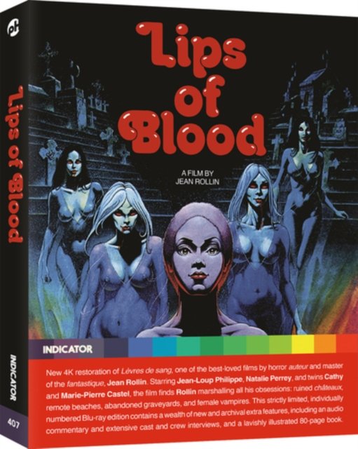 Lips Of Blood Limited Edition - Jean Rollin - Filmes - Powerhouse Films - 5060697922851 - 30 de outubro de 2023