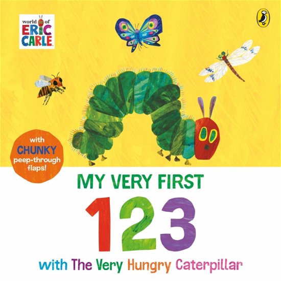 Cover for Eric Carle · 123: Learn and Play with The Very Hungry Caterpillar: A Lift-the-Flap Book (Kartonbuch) (2025)