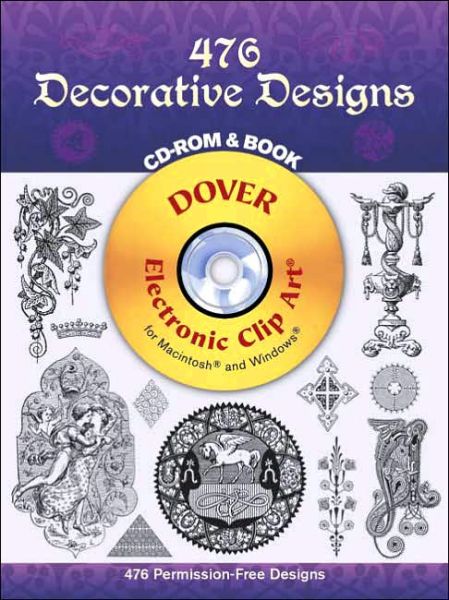 Cover for John Leighton · 450 Decorative Designs - Dover Electronic Clip Art (Book) (2005)