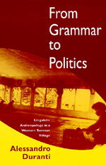 Cover for Alessandro Duranti · From Grammar to Politics: Linguistic Anthropology in a Western Samoan Village (Paperback Book) (1994)