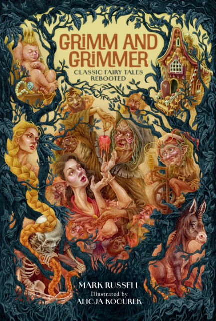 Cover for Mark Russell · Grimm and Grimmer: Classic Fairy Tales Rebooted (Hardcover Book) (2025)