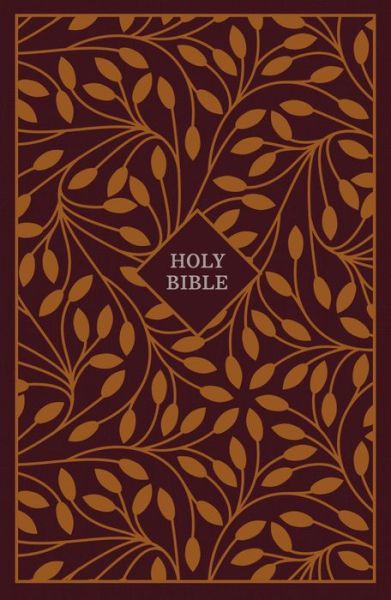 Cover for Thomas Nelson · Kjv, thinline reference bible, cloth over board, burgundy / orange, red lette (Hardcover Book) (2017)