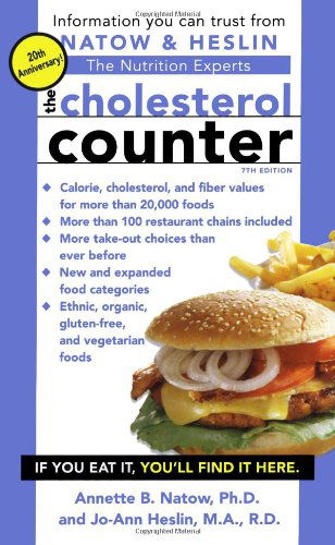 Cover for Annette B. Natow · The Cholesterol Counter: 7th Edition (Paperback Book) (2007)