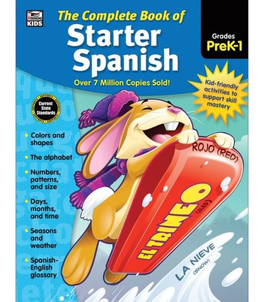 Cover for Thinking Kids · Complete Book of Starter Spanish, Grades Preschool - 1 (Buch) (2017)