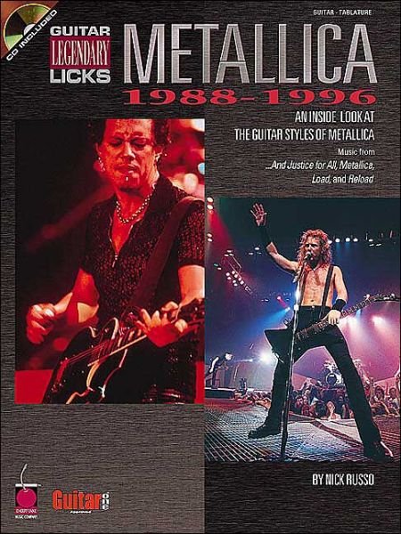 Cover for Metallica · Metallica - Legendary Licks 1988-1996: an Inside Look at the Guitar Styles of Metallica (Legendary Licks Series) (Paperback Book) (2000)