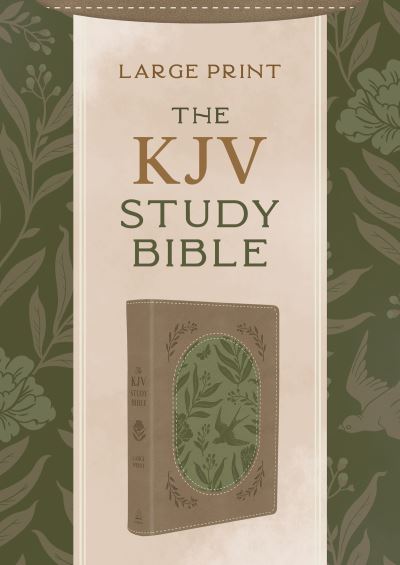 Cover for Compiled by Compiled by Barbour Staff · KJV Study Bible, Large Print [Olive Branches] (Book) (2023)