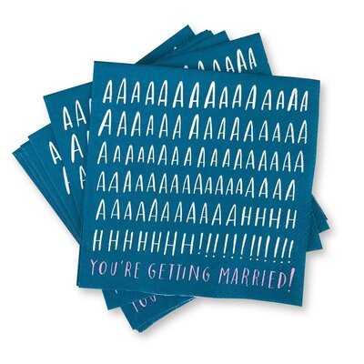 Cover for Em &amp; Friends · Em &amp; Friends AAH! Married Cocktail Napkins  Pack of 20 (MERCH) (2019)