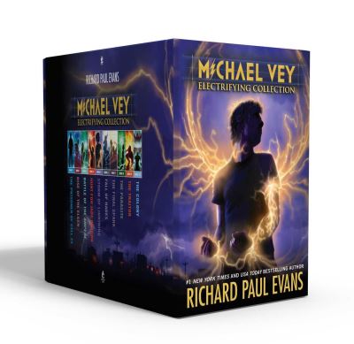 Cover for Richard Paul Evans · Michael Vey Electrifying Collection (Boxed Set): Michael Vey; Michael Vey 2; Michael Vey 3; Michael Vey 4; Michael Vey 5; Michael Vey 6; Michael Vey 7; Michael Vey 8; Michael Vey 9; Michael Vey 10 - Michael Vey (Hardcover bog) [Boxed Set edition] (2025)