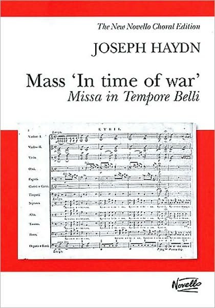 Cover for Franz Joseph Haydn · Mass In Time Of War (Vocal Score Ed. Pilkington) (Partitur) (2005)
